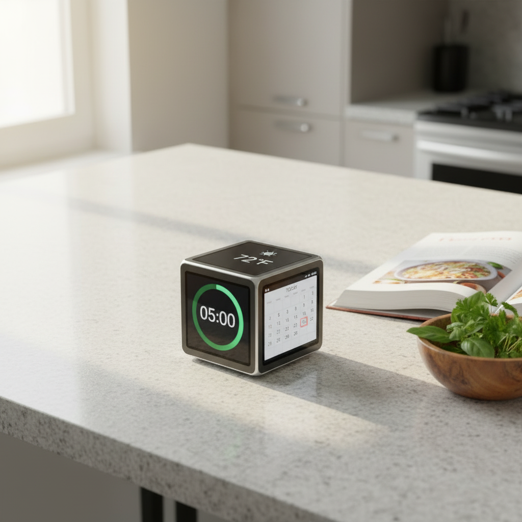 Cube in kitchen
