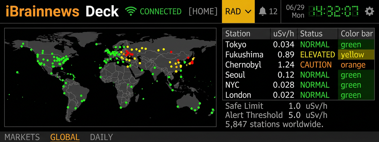 DECK ☢ Radiation Map