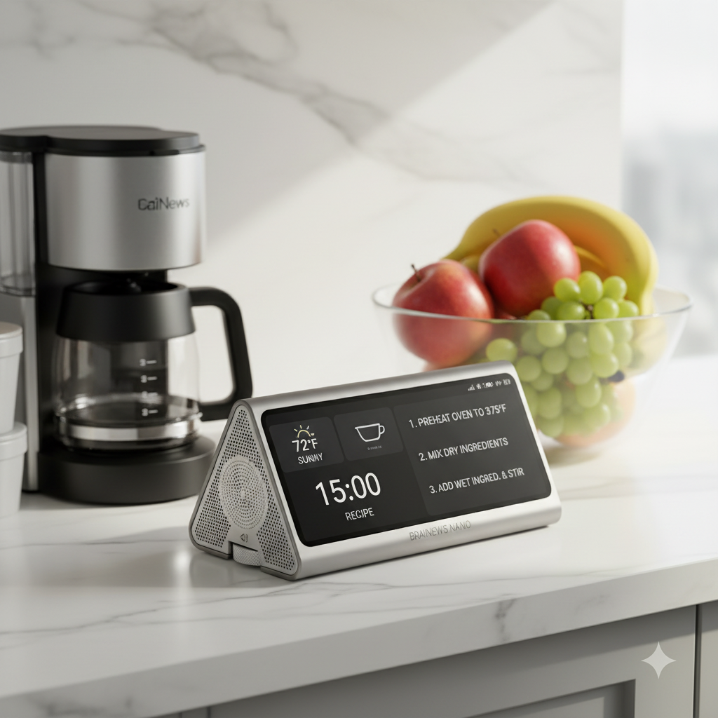 NANO on kitchen counter